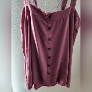 NWT Torrid Purple skirt with adjustable straps